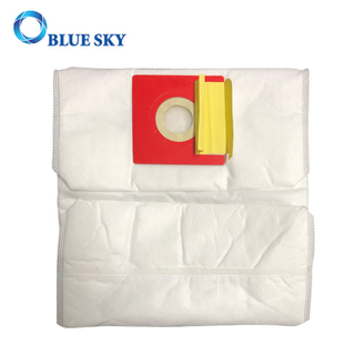 家庭用掃除機用の白い不織布キューブH11 HEPAフィルターダストバッグ