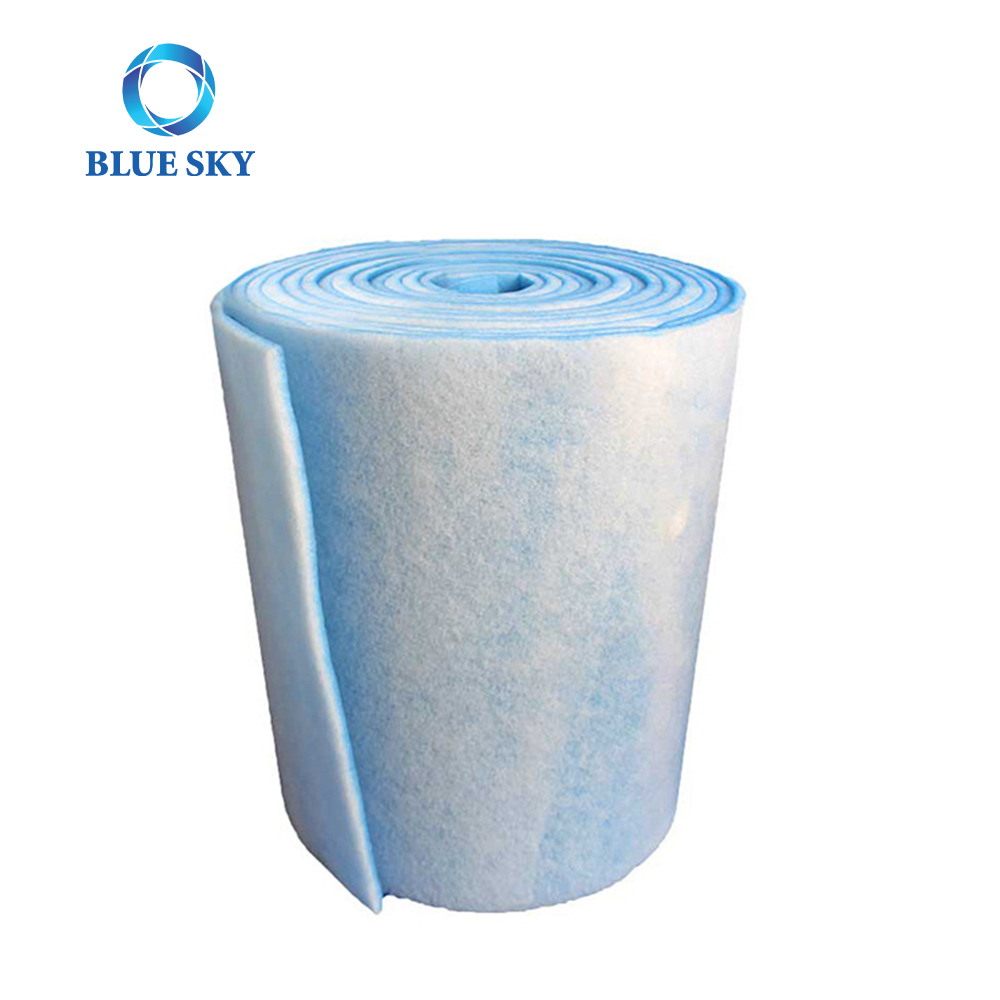 ウォッシャブル G3 G4 青と白の綿不織布 ペイント スプレー ブース防塵プレ エア フィルター