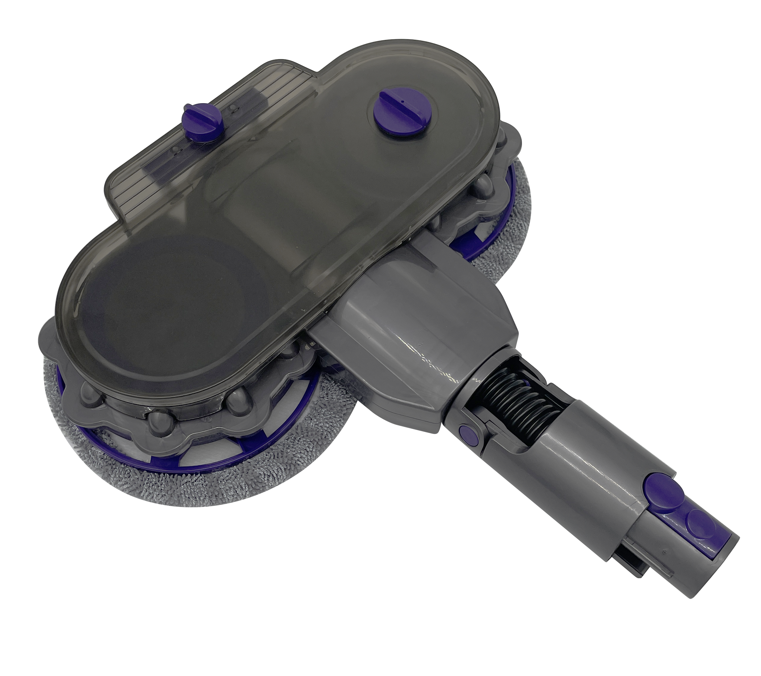 デュアルスピンモップヘッドブラシ 水容器付き ダイソン V7 V8 V10 V11 掃除機アタッチメントに対応